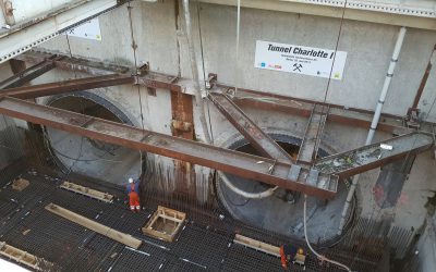 Betriebsbesuch des KDA auf der Baustelle U5 in Berlin