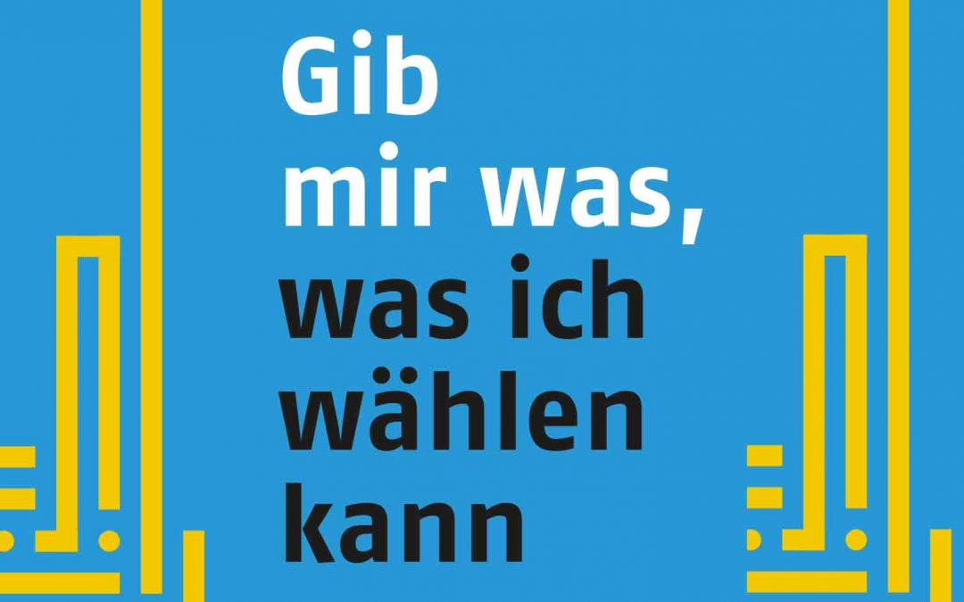 „Gib mir was, was ich wählen kann“ – Veranstaltungsreihe der norddeutschen KDA`s startet am 01. April 2019 in Oldenburg