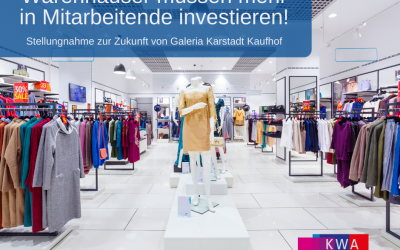 Pressemitteilung: „Der Schatz von Galeria Karstadt Kaufhof sind die Beschäftigten!“