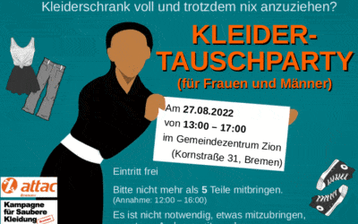 Kampagne für Saubere Kleidung – Kleidertauschbörse