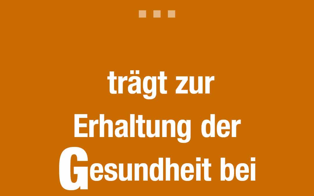 Arbeitszeitverkürzung trägt zur Erhaltung der Gesundheit bei