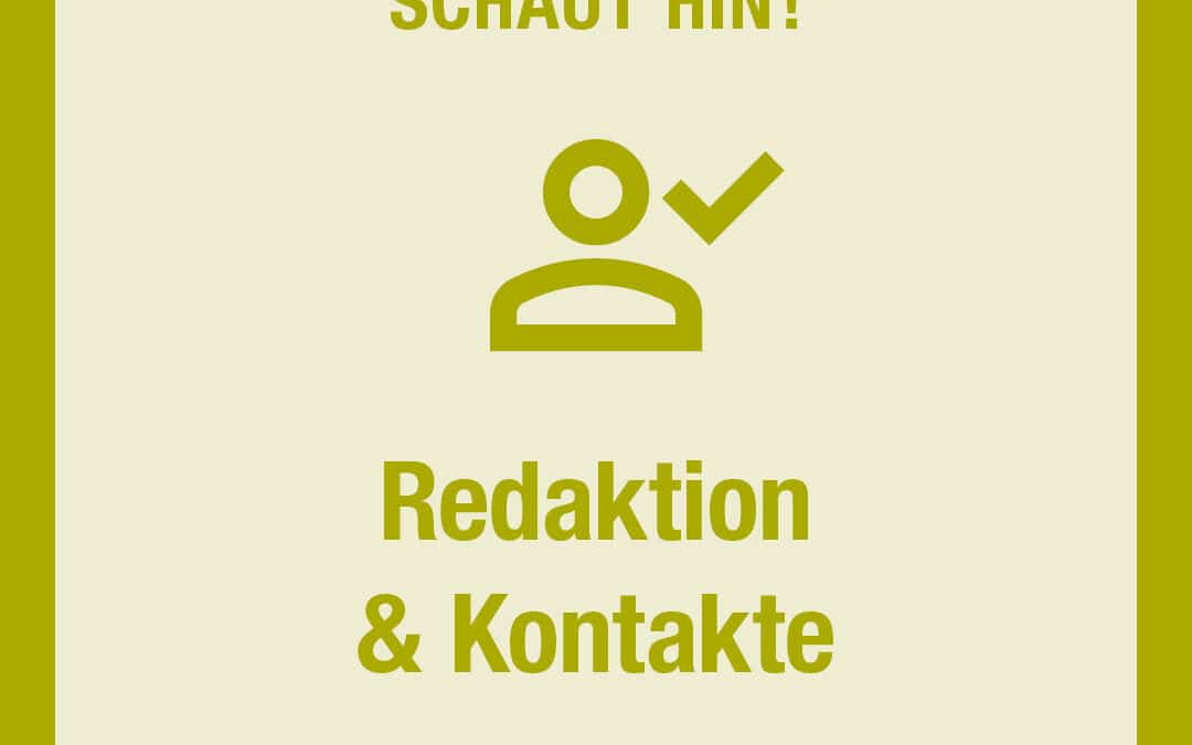 Redaktion & Kontakte