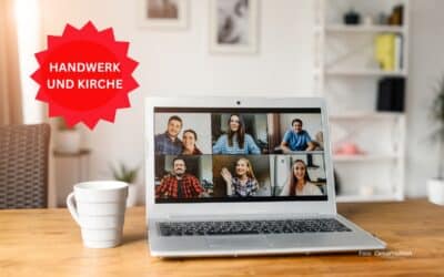 Einladung zum digitalen Stammtisch Handwerk und Kirche im November