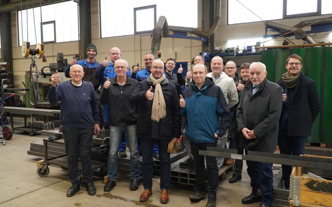 Kirche trifft Handwerk: Besuch bei Metallbau Walter Müller GmbH in Aue