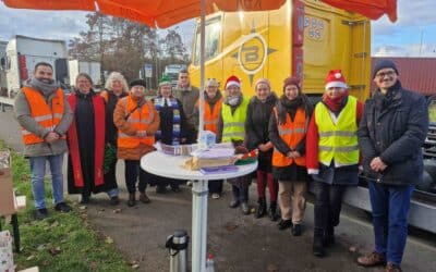 Segen und Dank auf dem Autohof am Ersten Advent