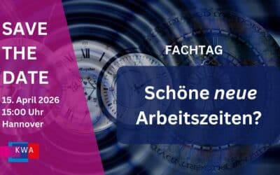 Jetzt im Kalender anstreichen: KWA-Fachtag 2026!