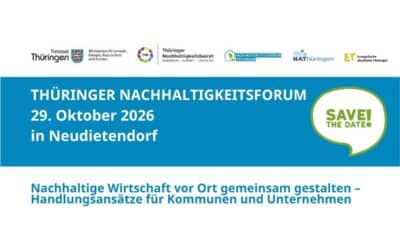 Tagung: Thüringer Nachhaltigkeitsforum 2026 in Neudietendorf